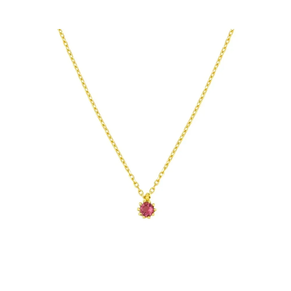 Collar Erin Rubí Oro