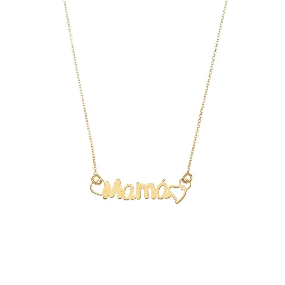 Collar Mama Heart Oro