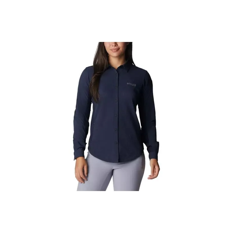 Columbia Camisa Titan Pass™ Irico LS para mujer (Dark Nocturnal)