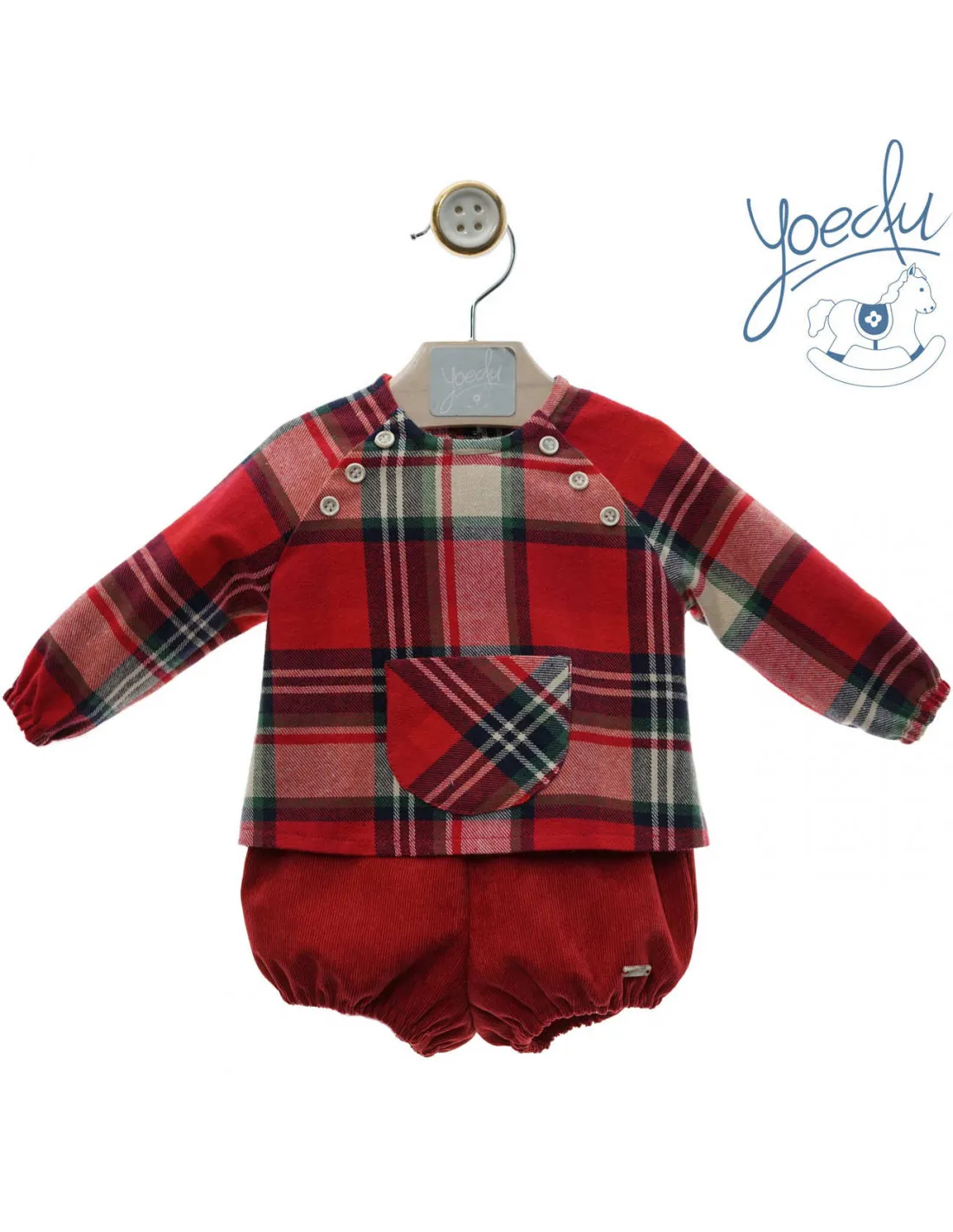 Conjunto bebé niño Noel de Yoedu invierno