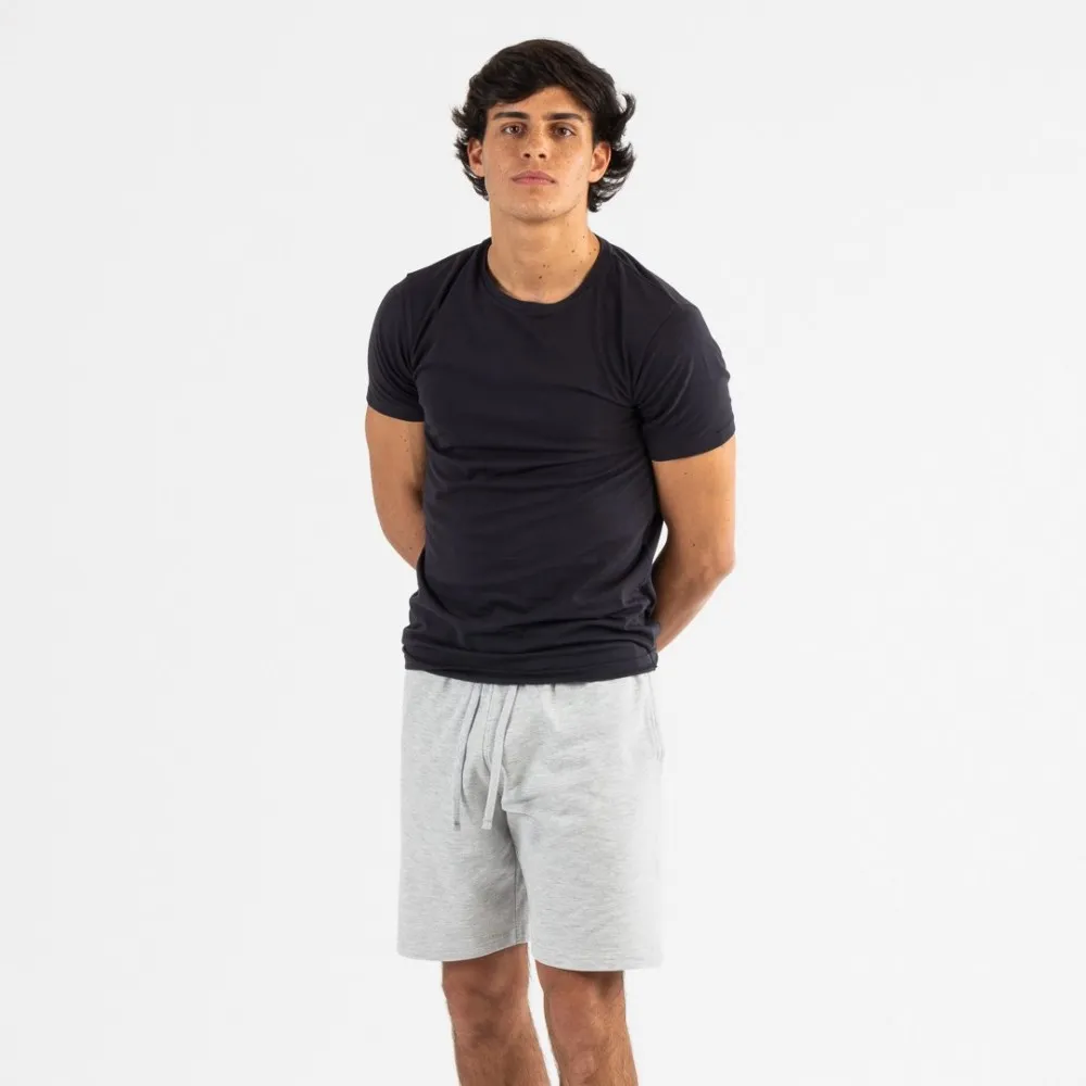 CONJUNTO DEPORTIVO CORTO HOMBRE MARINO  GRIS