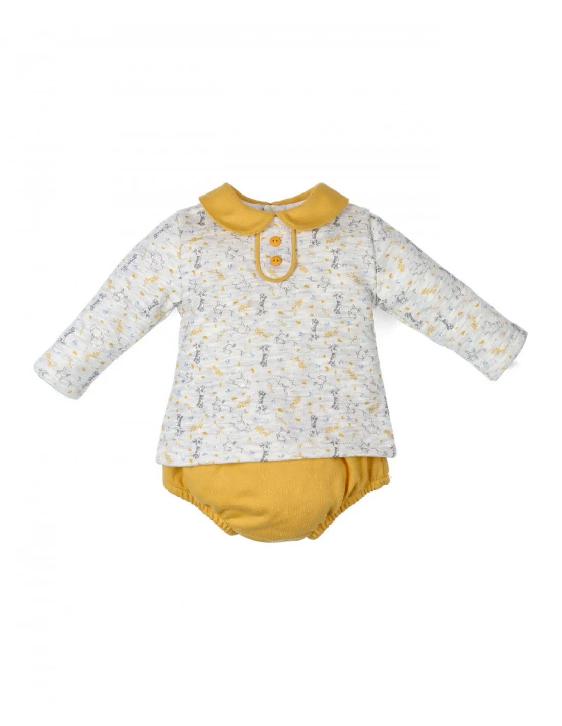 Conjunto dos piezas bebé Zoo de Popys invierno