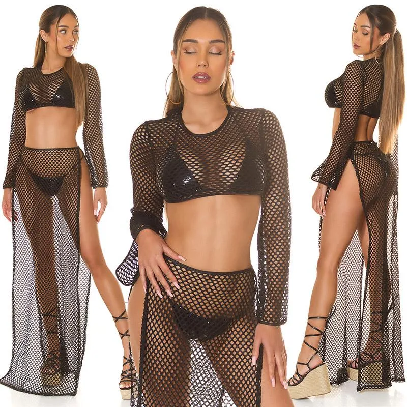 COVERUP NEGRO DE RED PARA VERANO