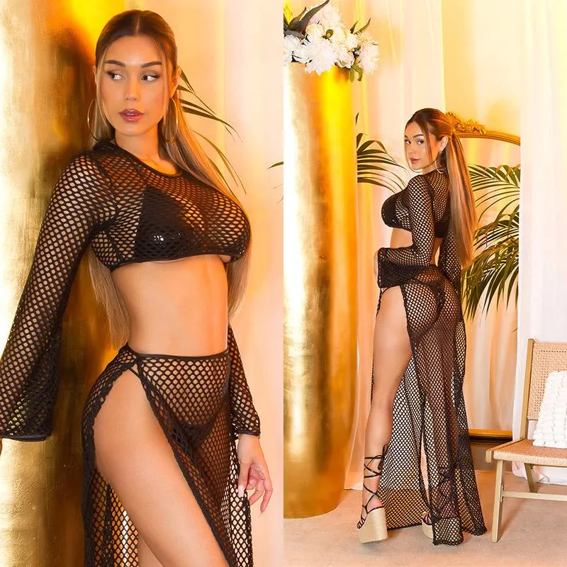 COVERUP NEGRO DE RED PARA VERANO