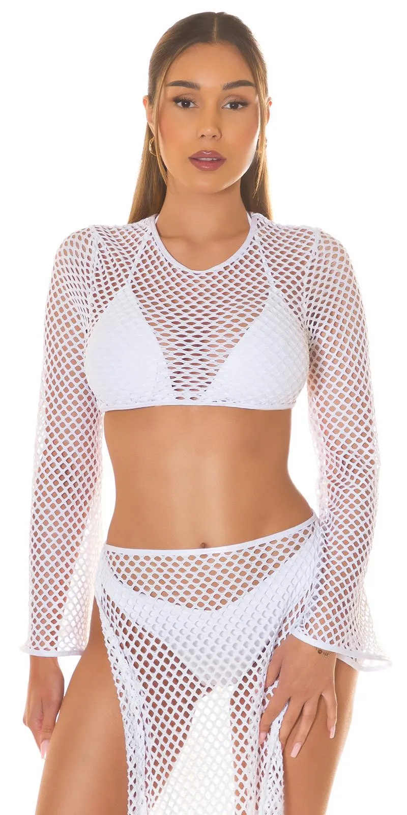 Crop top veraniega blanco de Red