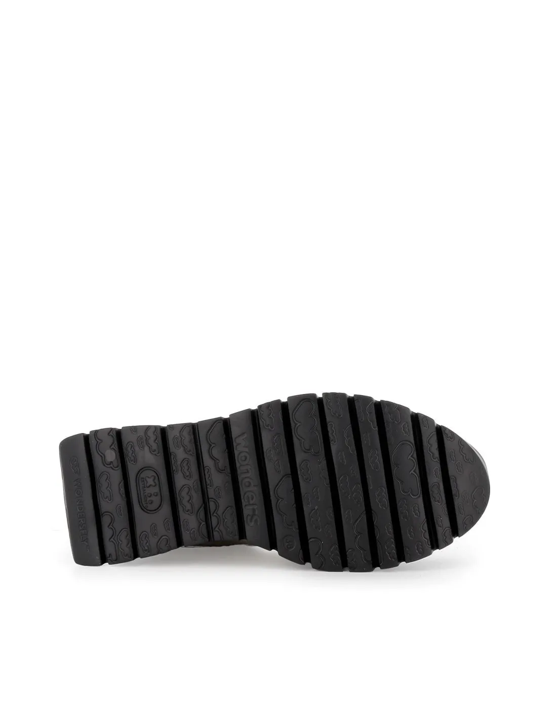Deportiva casual cordones elásticos ultraligero mujer B/W Wonders