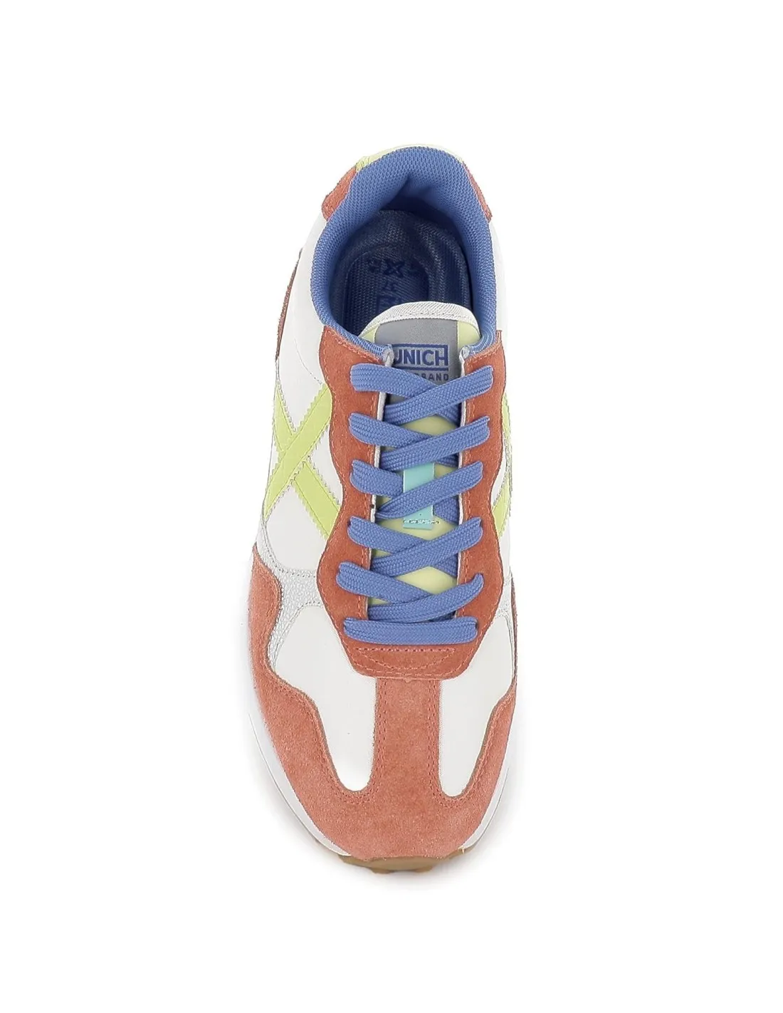 Deportiva casual naranja mujer Munich