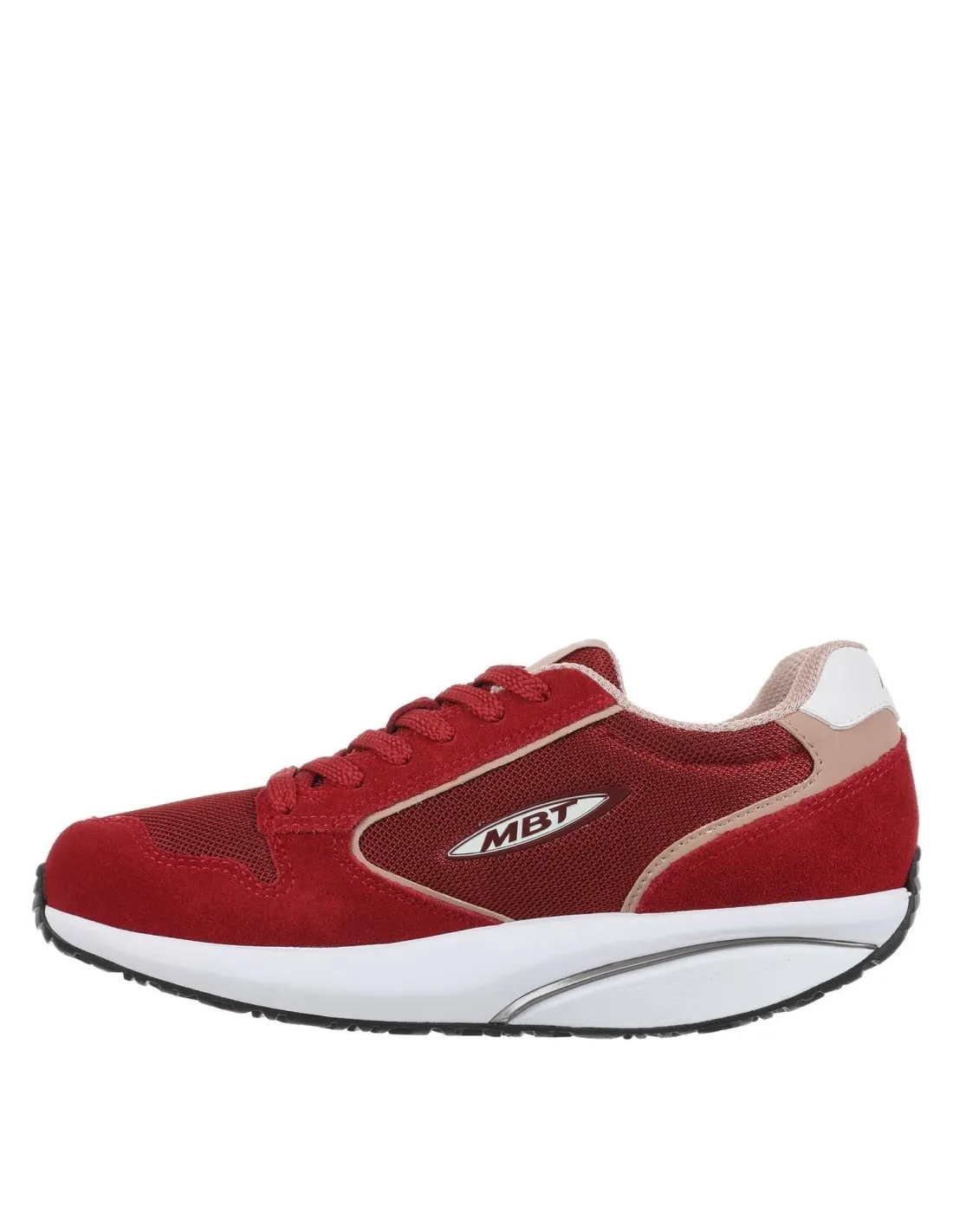 Deportiva para mujer confort rojo MBT