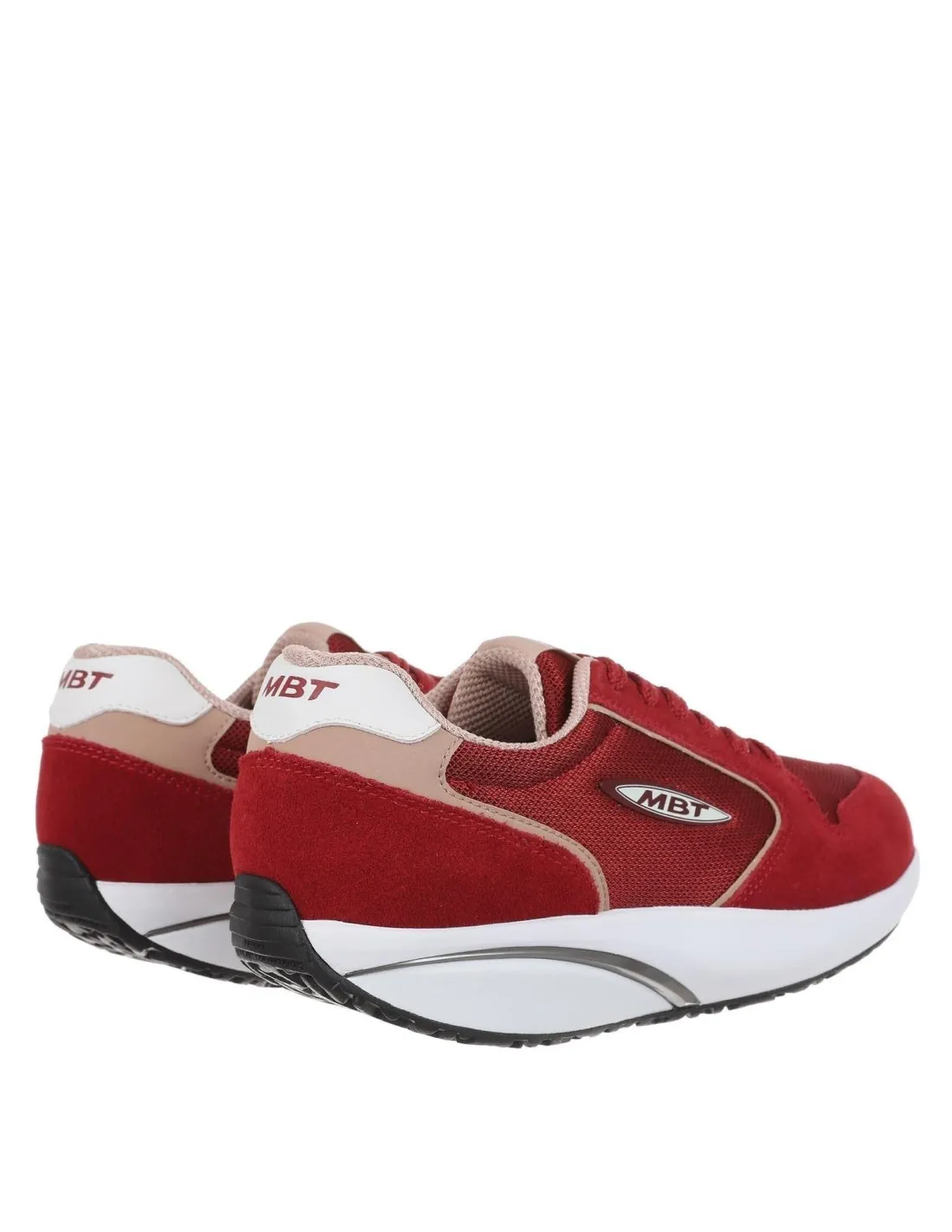 Deportiva para mujer confort rojo MBT