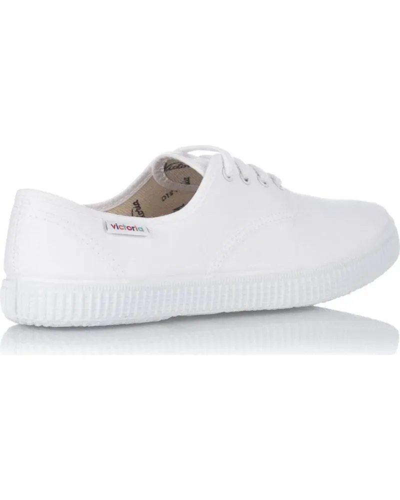 DEPORTIVAS DE MUJER VICTORIA ZAPATILLAS LONA 106613  BLANCO