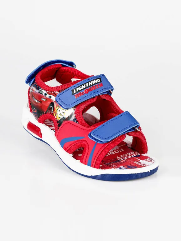 Disney Sandalias bebé Cars con luz