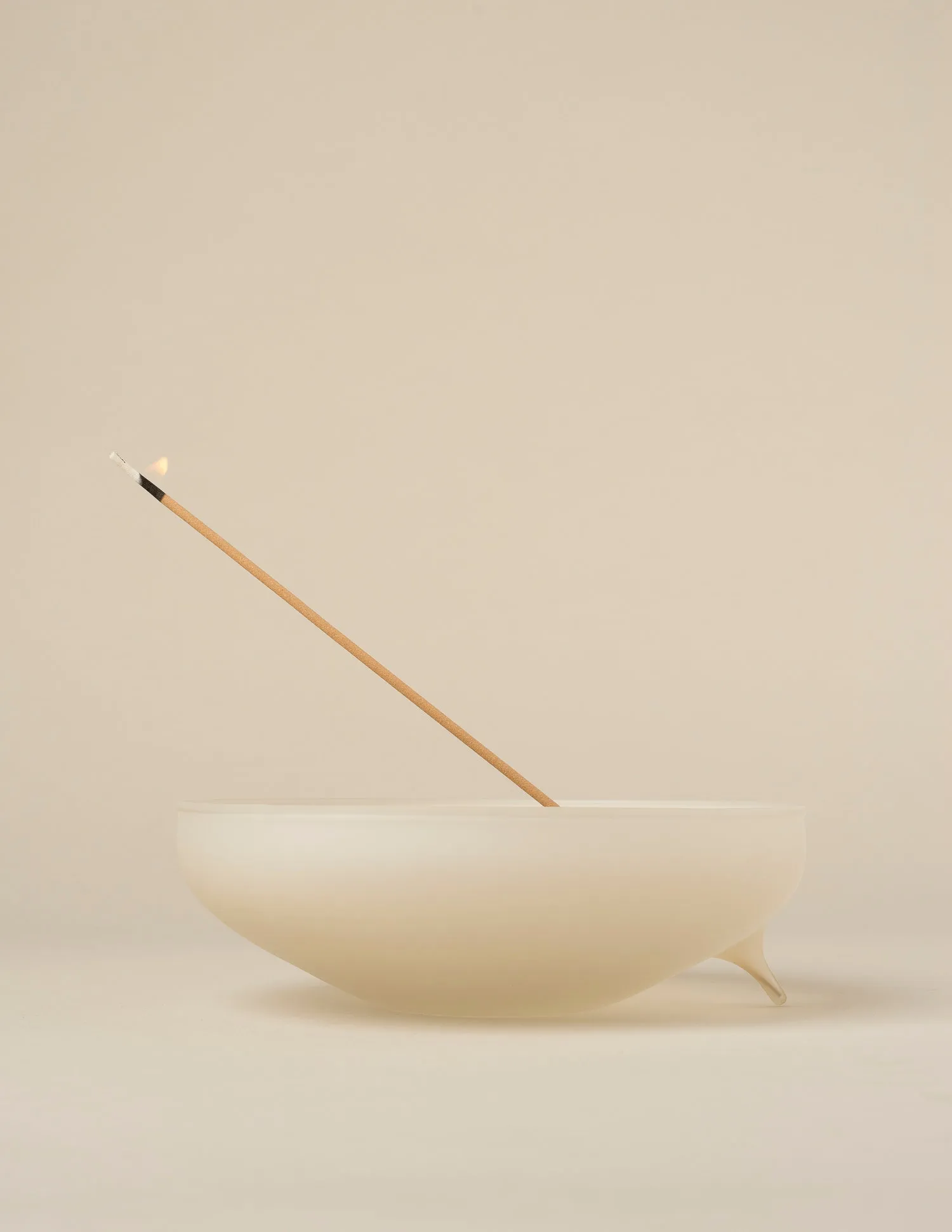 Ecru Incense Holder