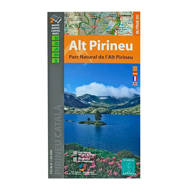 ed. alpina Alt Pirineu (2 mapas 1:50000 + carpeta)