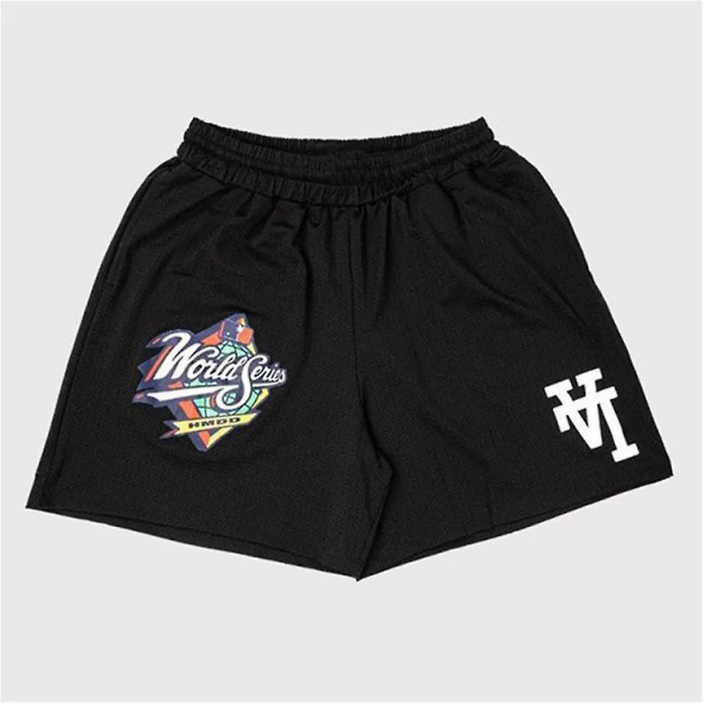 EE Men Fitness Culturismo Shorts Hombre Gimnasios de Verano Entrenamiento Malla Transpirable Masculina Ropa Deportiva de Secado 
