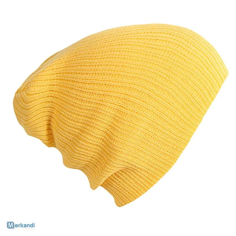 Elegante gorro de fibra acrílica para otoño e invierno: cálido, color sólido, diseño unisex