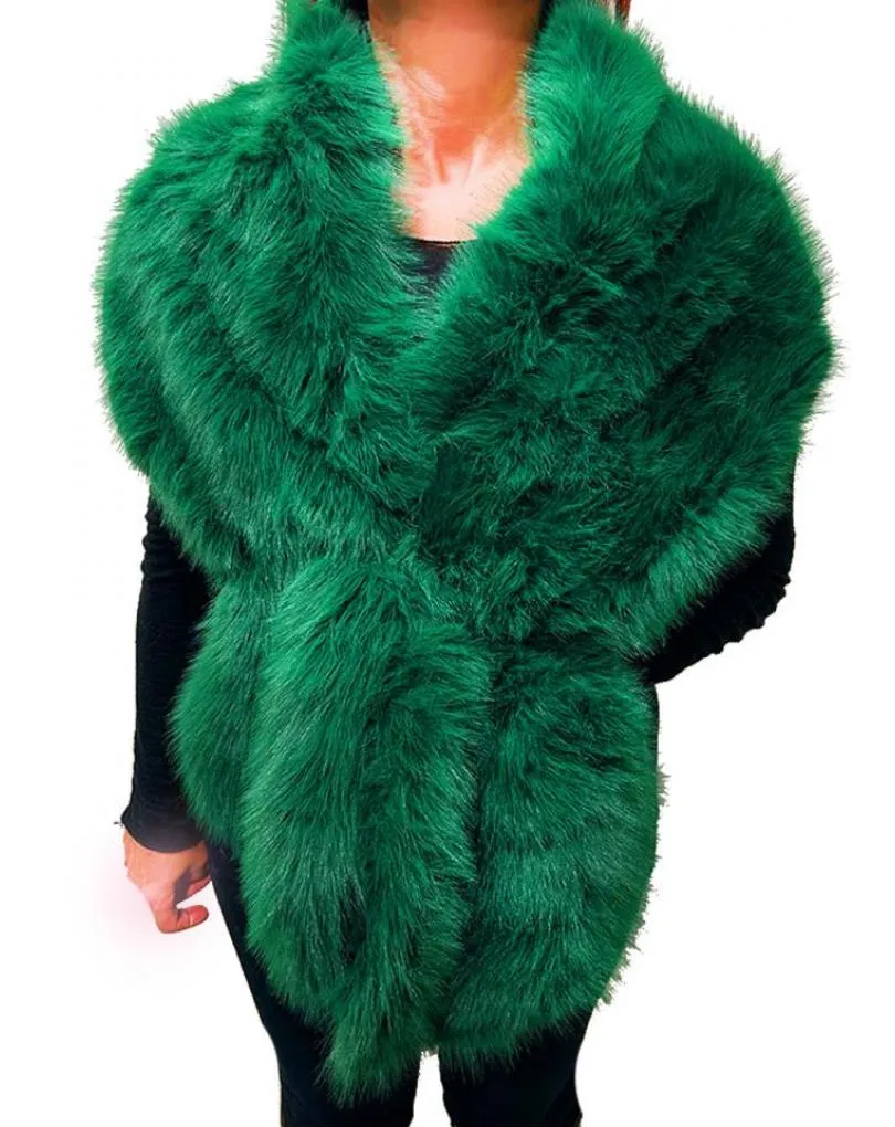 ESTOLAS VERDES PARA BODAS, NOCHE Y OTROS EVENTOS
