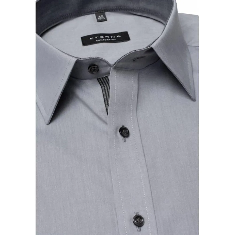 Eterna Mode para hombre Eterna Camisa formal lisa de algodón cómodo sin planchar para hombre Eterna Mode Eterna para hombre