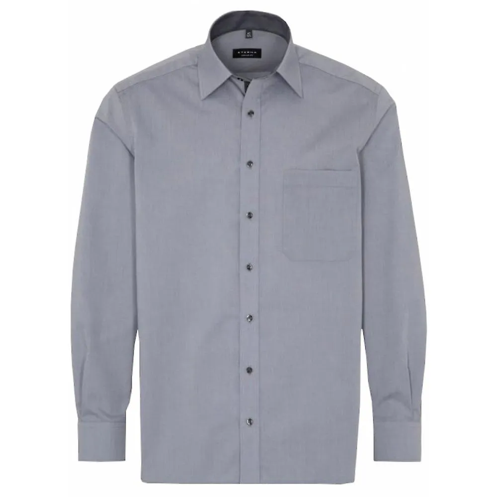 Eterna Mode para hombre Eterna Camisa formal lisa de algodón cómodo sin planchar para hombre Eterna Mode Eterna para hombre