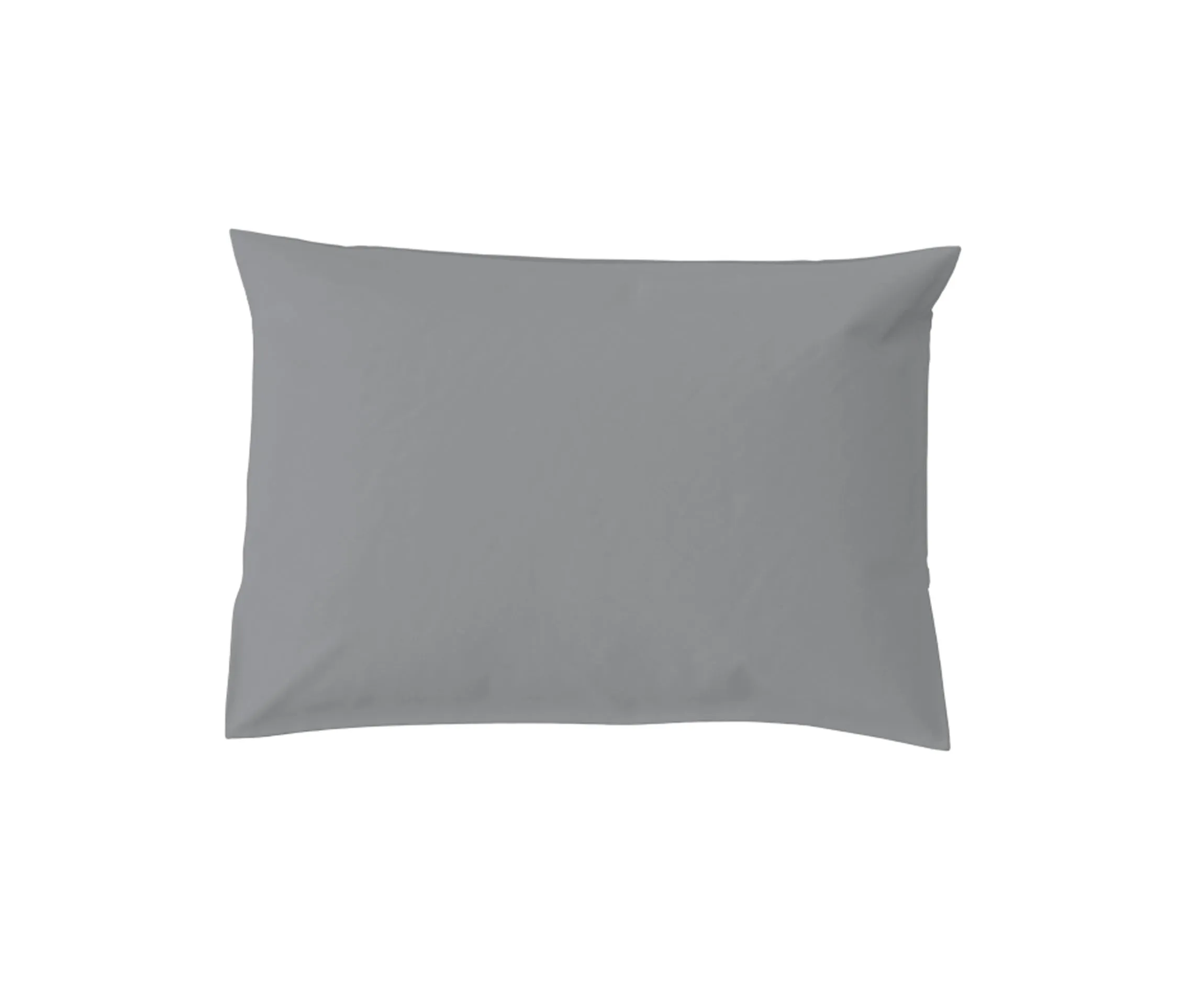 Funda Almohada Lisa Satén Plomo Cama 105
