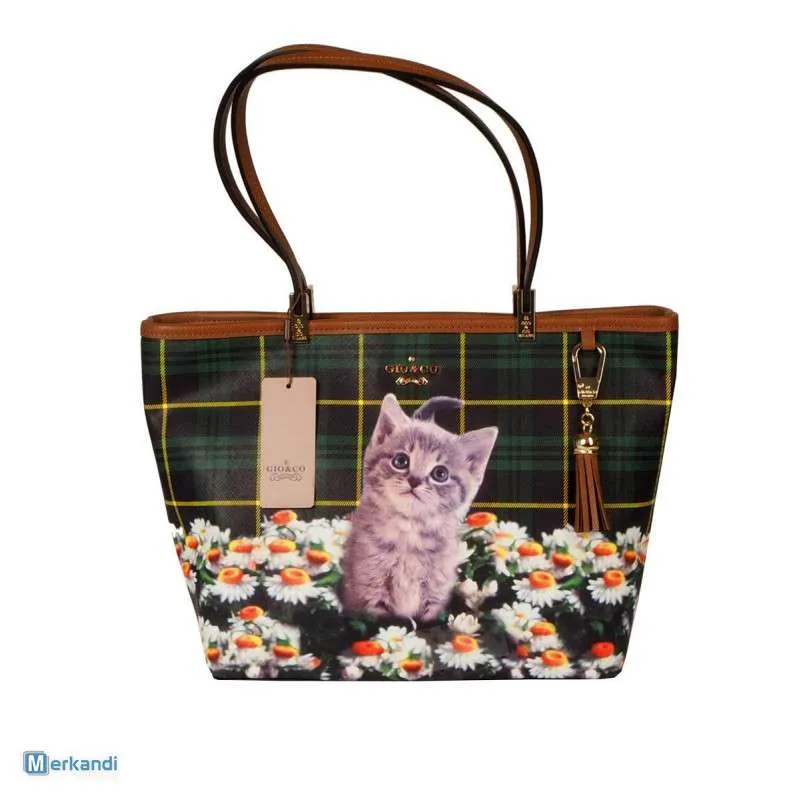 GIO&CO HANDBAGS  VENTA AL POR MAYOR DE BOLSOS DE CUERO ECOLóGICO PARA MUJER (M77)