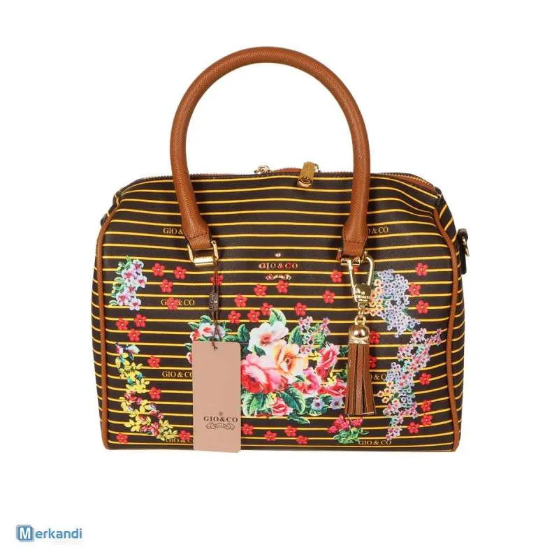 GIO&CO HANDBAGS  VENTA AL POR MAYOR DE BOLSOS DE CUERO ECOLóGICO PARA MUJER (M77)