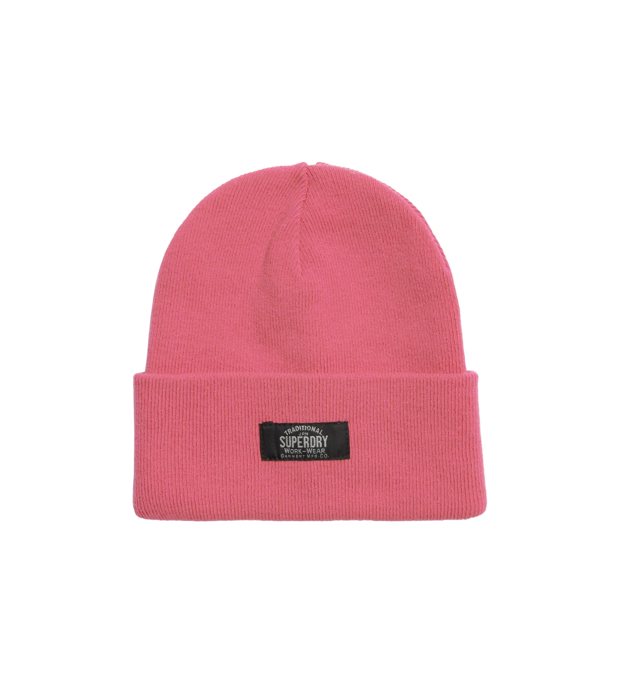 Gorro clásico de punto rosa