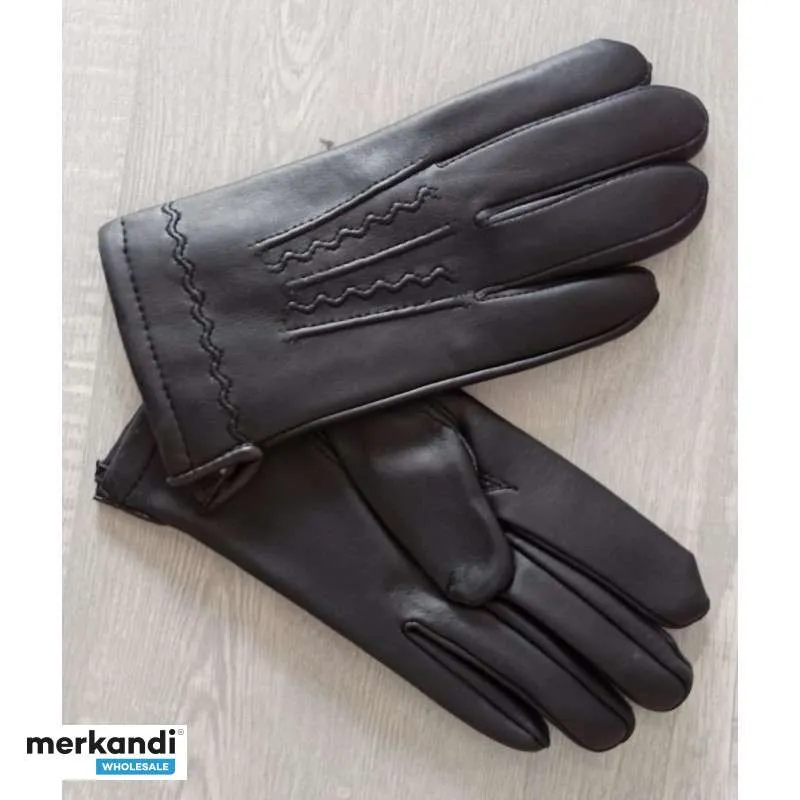 GUANTES DE ECOCUERO SINTéTICO Y ALGODóN: COMPLEMENTOS ECOLóGICOS AL POR MAYOR PARA OTOñOINVIERNO