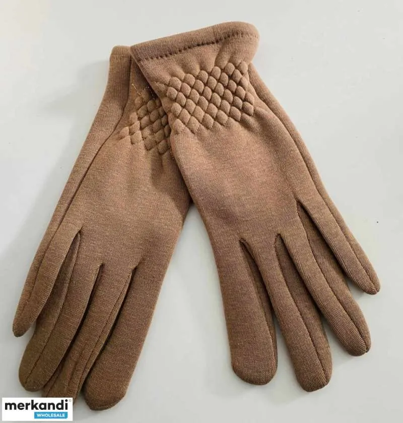 GUANTES DE MUJER  MEZCLA DE ESTAMPADOS Y COLORES  ALGODóN  OTOñO/INVIERNO