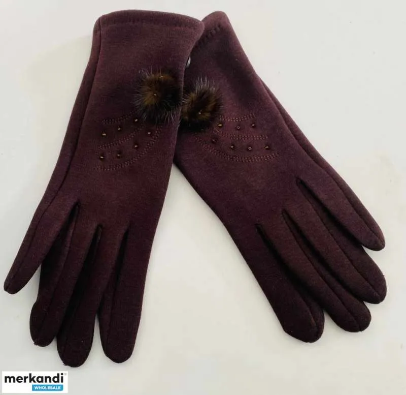 GUANTES DE MUJER  MEZCLA DE ESTAMPADOS Y COLORES  ALGODóN  OTOñO/INVIERNO