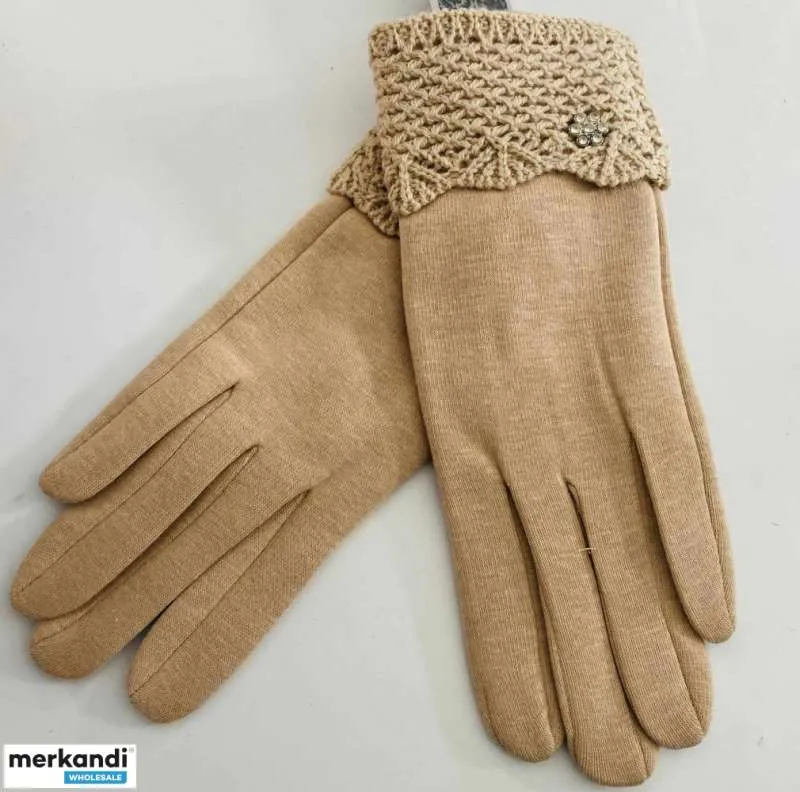 GUANTES DE MUJER  MEZCLA DE ESTAMPADOS Y COLORES  ALGODóN  OTOñO/INVIERNO