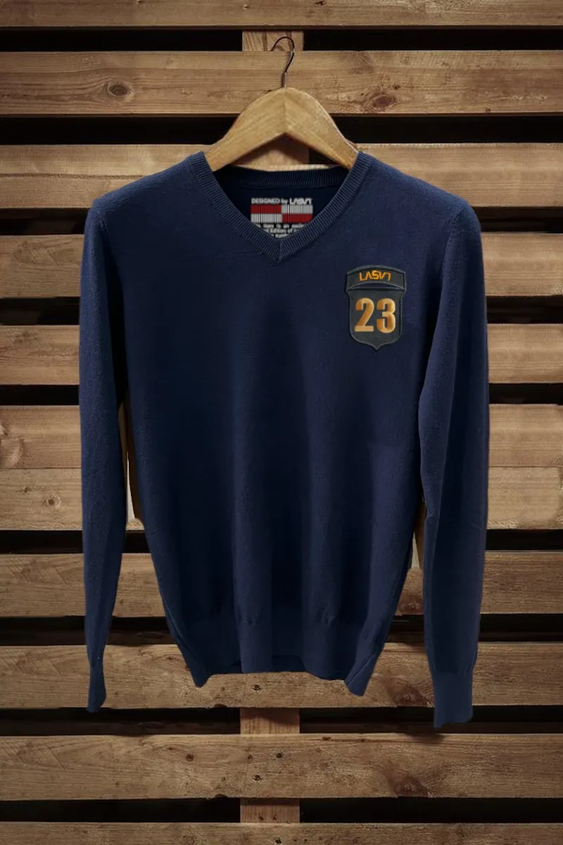 Jersey de punto para hombre Pilot marino