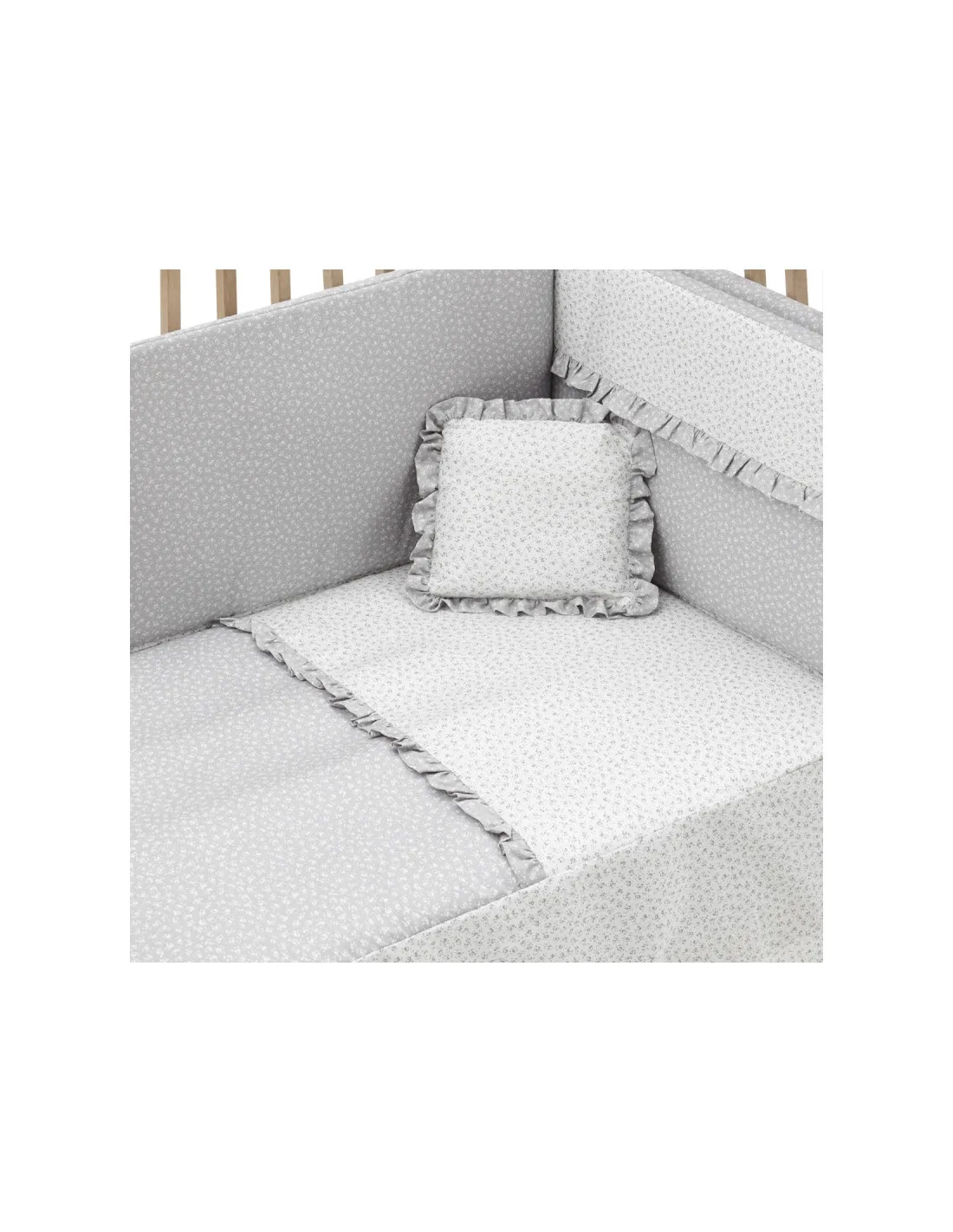 Juego de 2 piezas Funda Nordica (70) Liberty Gris de Cambrass