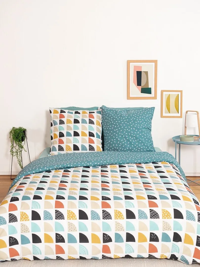 JUEGO DE CAMA  DOBLE  AZUL