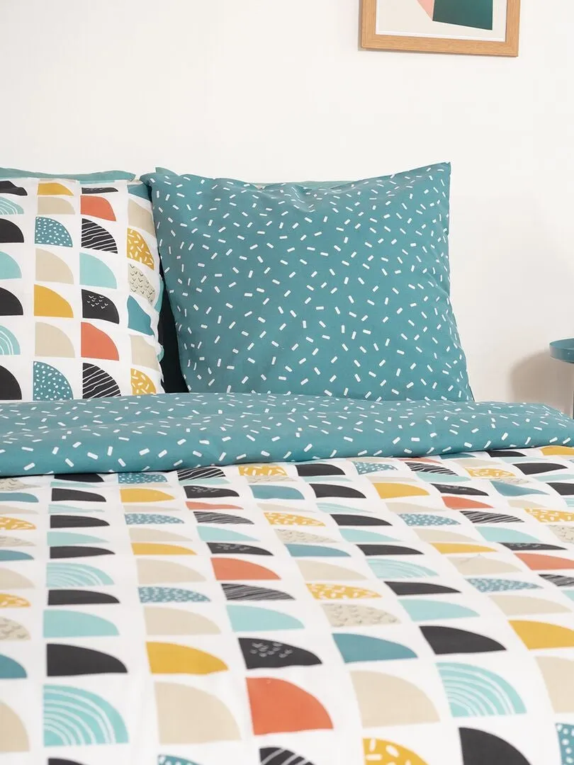 JUEGO DE CAMA  DOBLE  AZUL