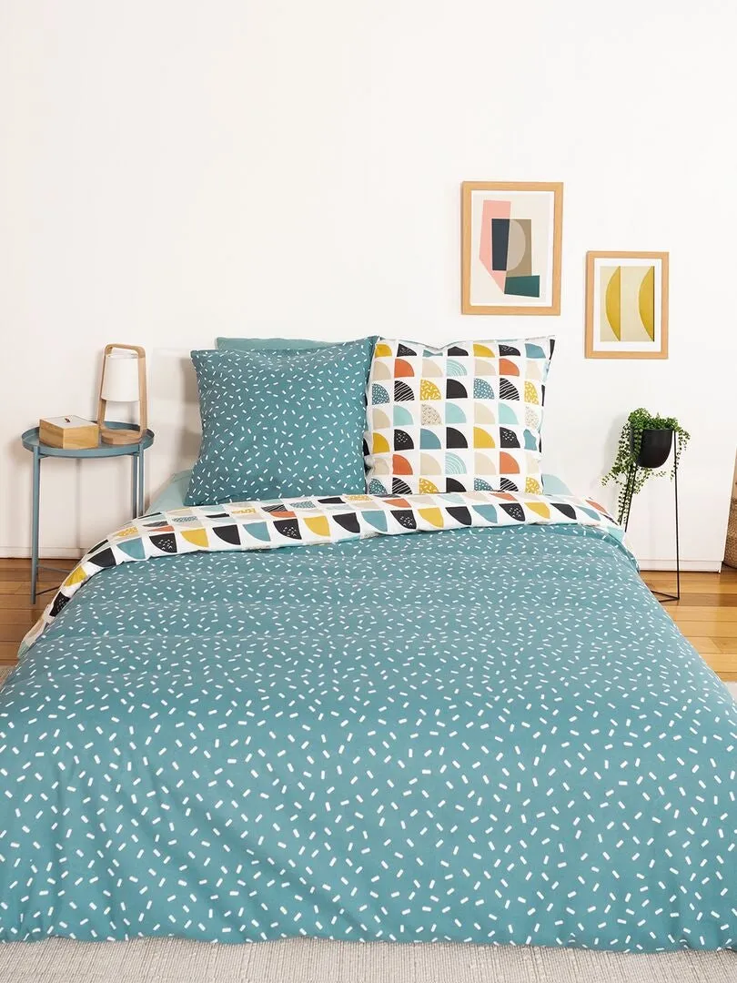 JUEGO DE CAMA  DOBLE  AZUL