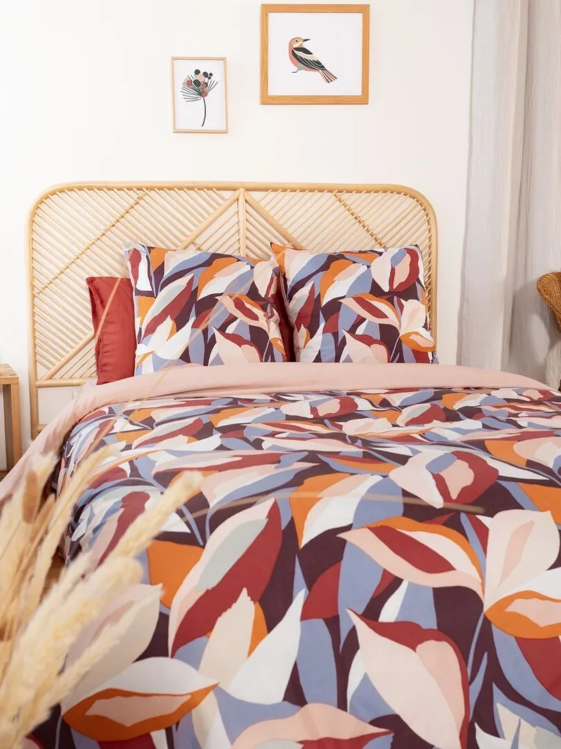 JUEGO DE CAMA ESTAMPADO  DOBLE  BEIGE