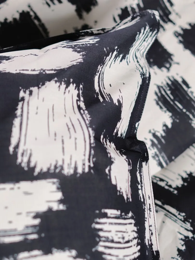 JUEGO DE CAMA ESTAMPADO  DOBLE  GRIS
