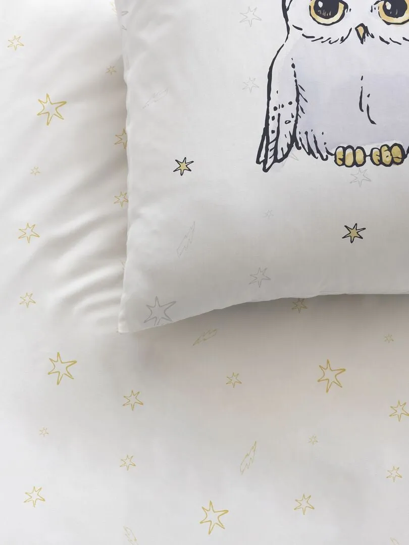 JUEGO DE CAMA 'HARRY POTTER'  INDIVIDUAL  BLANCO