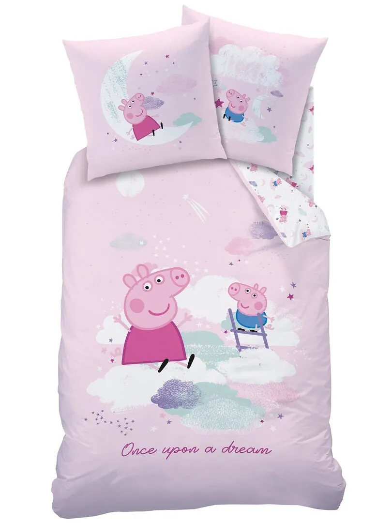 JUEGO DE CAMA 'PEPPA PIG'  ROSA