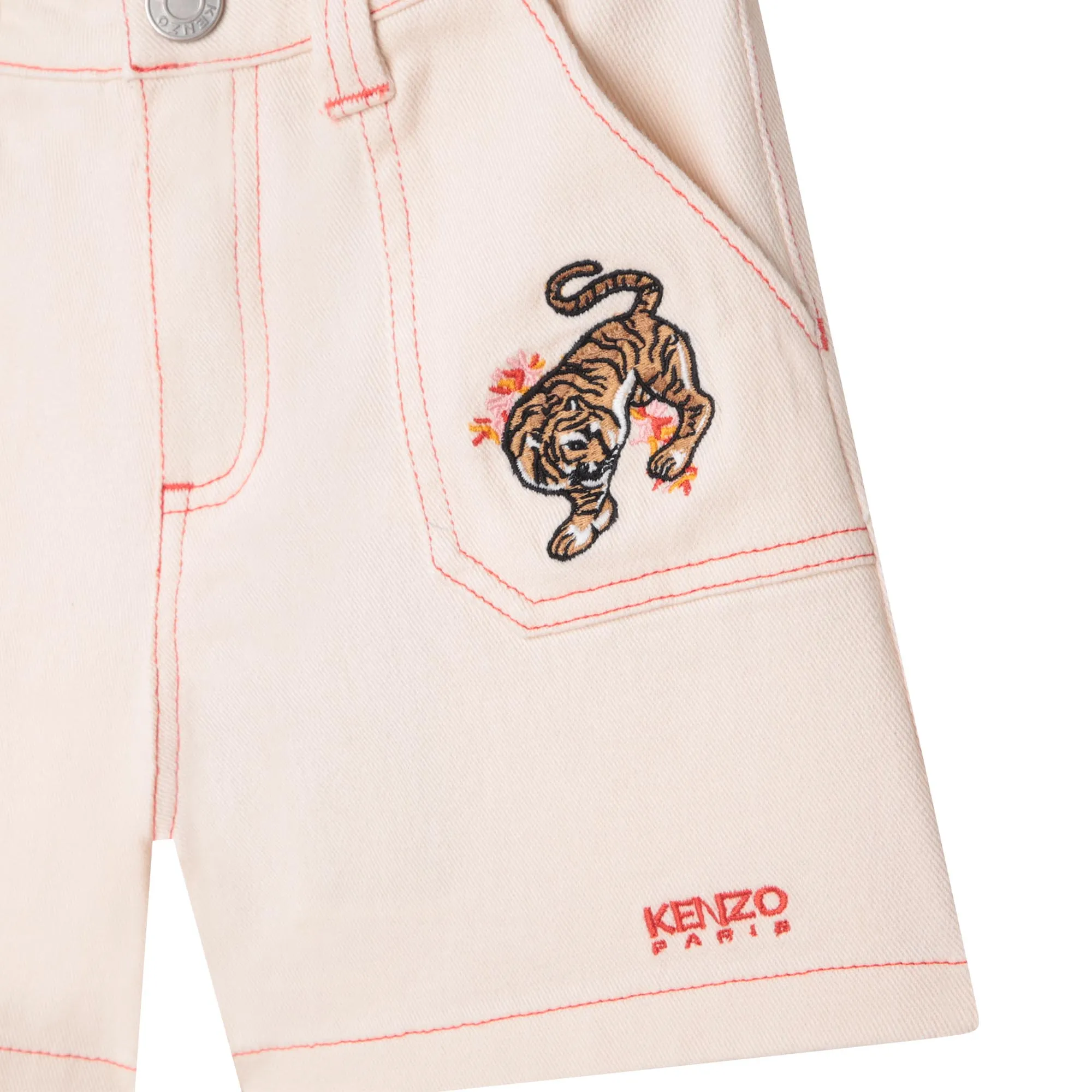 KENZO KIDS Pantalón corto bordado