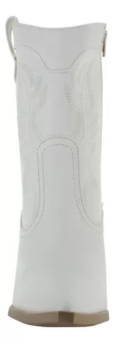 Kiut Bota Vaquera Tacon Ancho Moda Fiesta Casual Mujer 86997