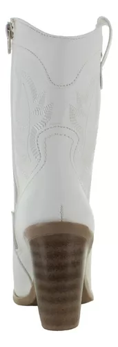 Kiut Bota Vaquera Tacon Ancho Moda Fiesta Casual Mujer 86997