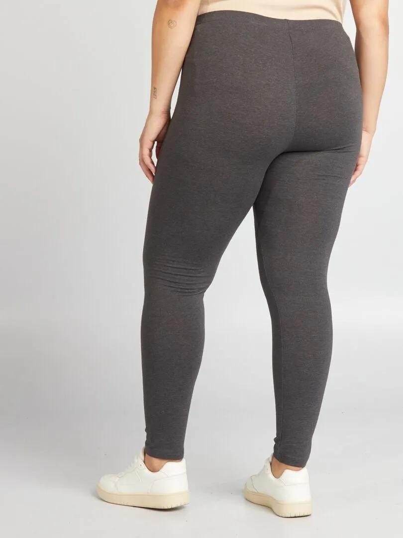 LEGGING LARGO DE ALGODóN  GRIS