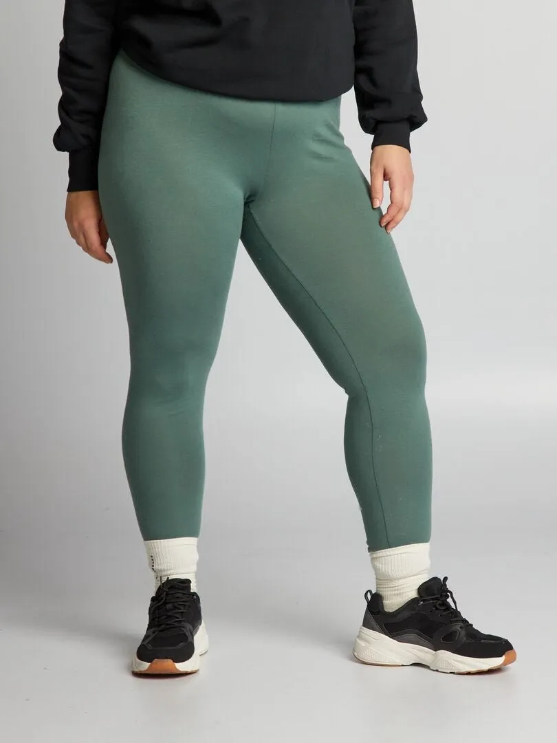 LEGGING LARGO DE ALGODóN  VERDE