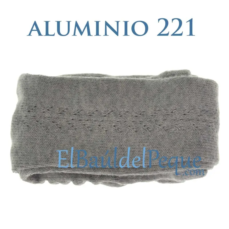 Leotardo Calado Aluminio 221 Lateral Algodón Cálido de Cóndor