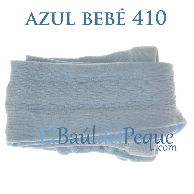 Leotardo Labrado Lateral Azul Bebé 410 de Cóndor