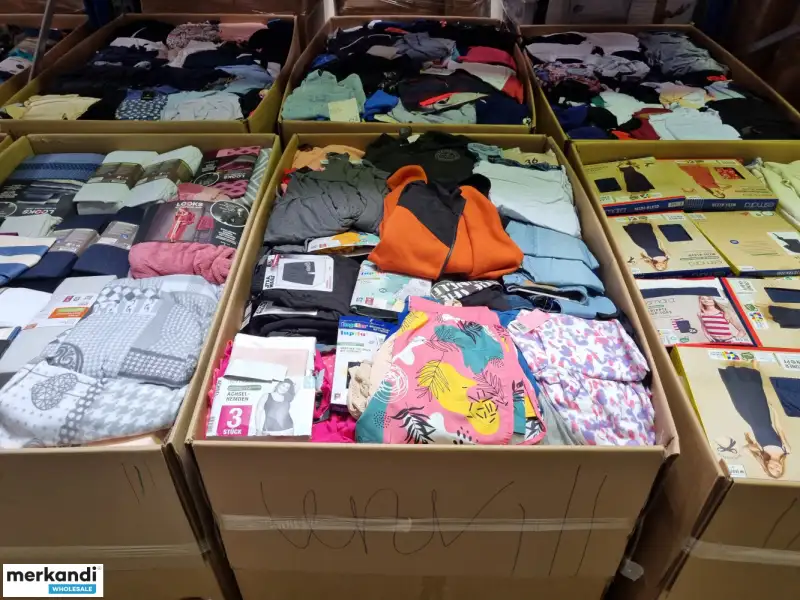 *LIDL ALEMANIA * ROPA/TEXTIL * PRODUCTOS VÍRGENES* CAJA MIX* PALETS MIXTOS