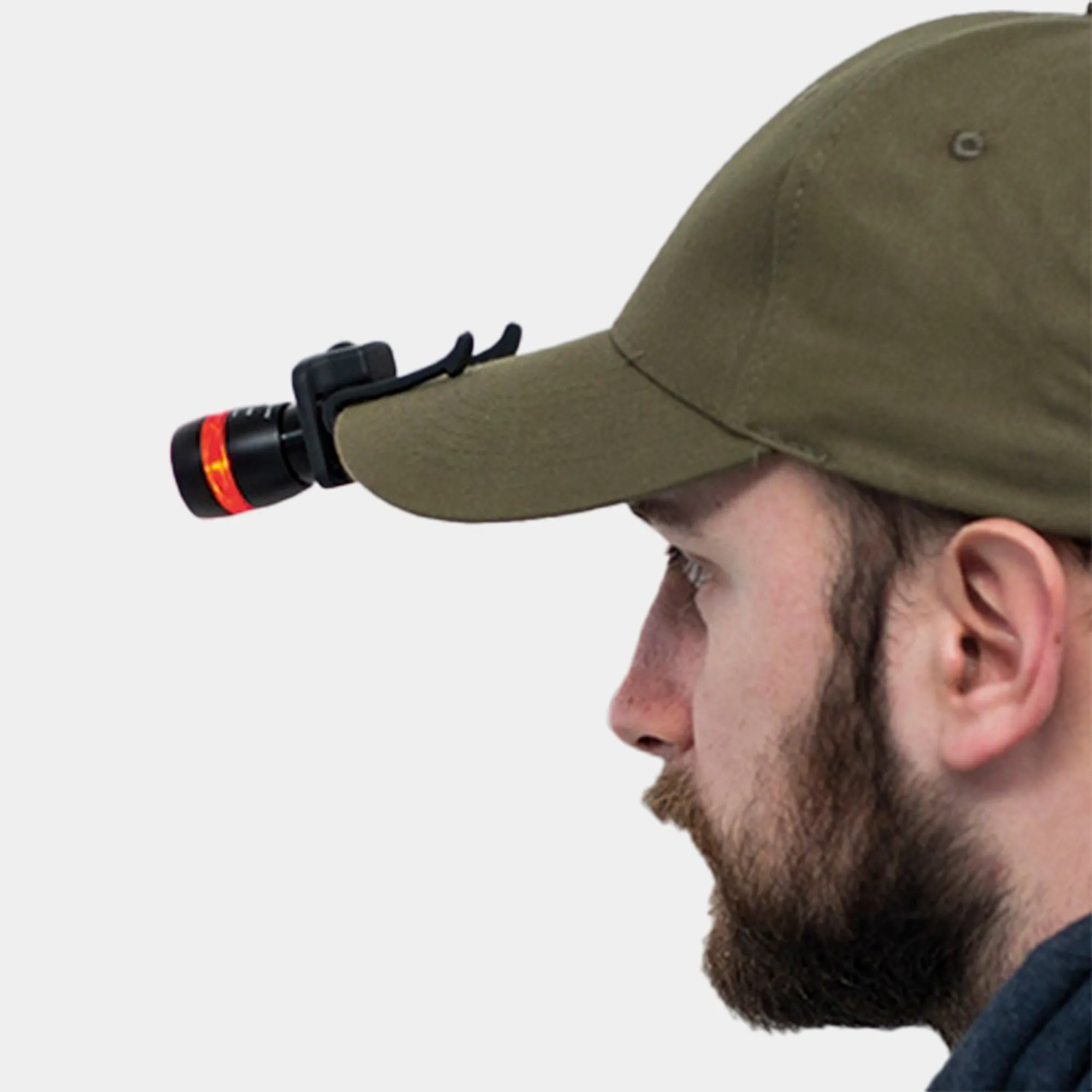 LINTERNA FRONTAL DE CLIP CON CREE LED  MILTEC