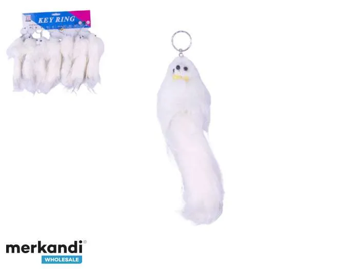 LLAVERO LLAVEROS LLAVEROS LLAVEROS LLAVEROS LLAVEROS MOCHILA BOLSOS ZORRO BLANCO 18 CM