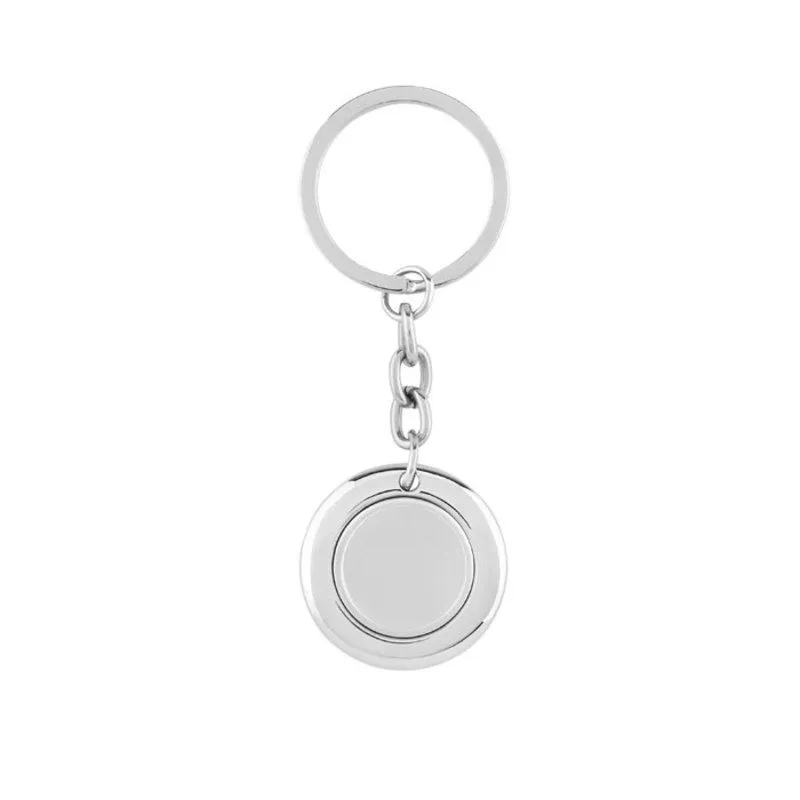 Llavero promocional redondo con token Flat Ring